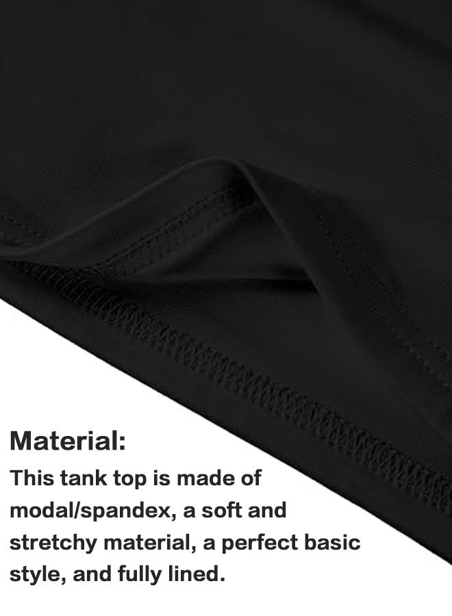 Polish'D 2 Pcs Women’s Sexy Spaghetti Strap Camisole, Y2K Tube Slim Fitted Yoga Cami Crop Top, Basic Tank Top, S - Image 5